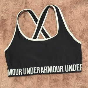 Under Armour Crossback Sports Bra Removeable Pads - Size Medium